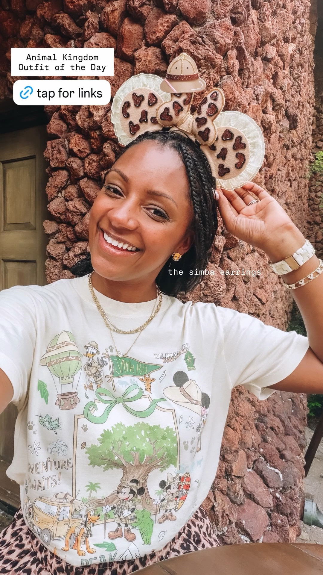 Animal Kingdom
Outfit of the Day the simba earrings
