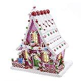 Amazon.com: Kurt S. Adler Kurt Adler 10-Inch Pink Battery-Operated Candy LED Gingerbread House Ta... | Amazon (US)