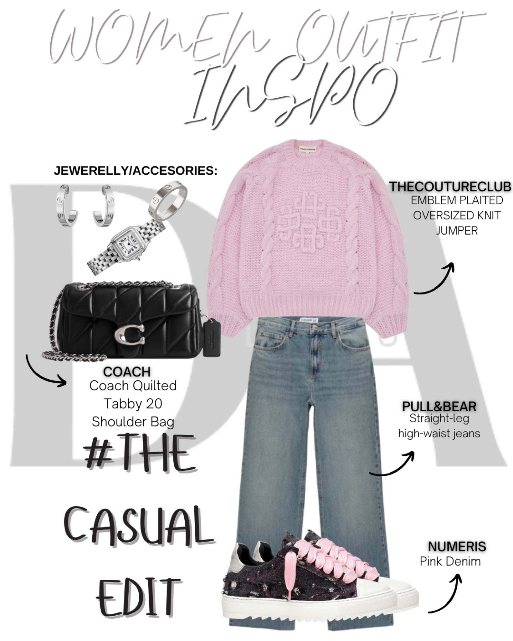 Women casual outfit (by dastylesu on all social media platforms)








































Tags:autumn,winter outfits comfy outfit,pink sweater ,blue jeans,black purse,brown purse,cozy szn,winter season,sweater outfit,white sweater,vintage jeans,women outfit inspiration,gold jewelry ,boots,old money

#LTKluxury #LTKmodest #LTKstyletip
