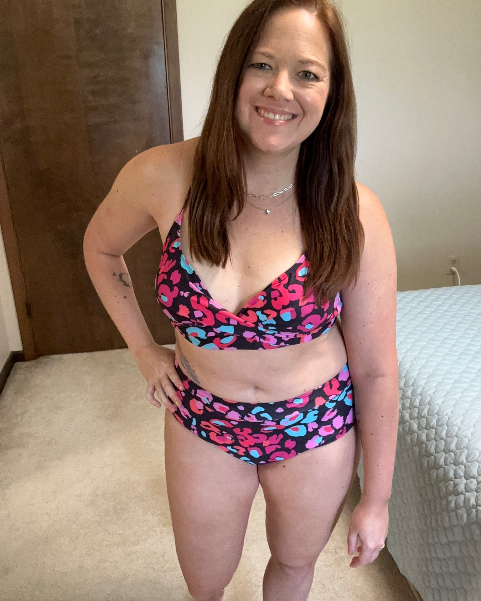 Pool day!
Wearing size medium

#LTKootd #LTKSwim #LTKSeasonal