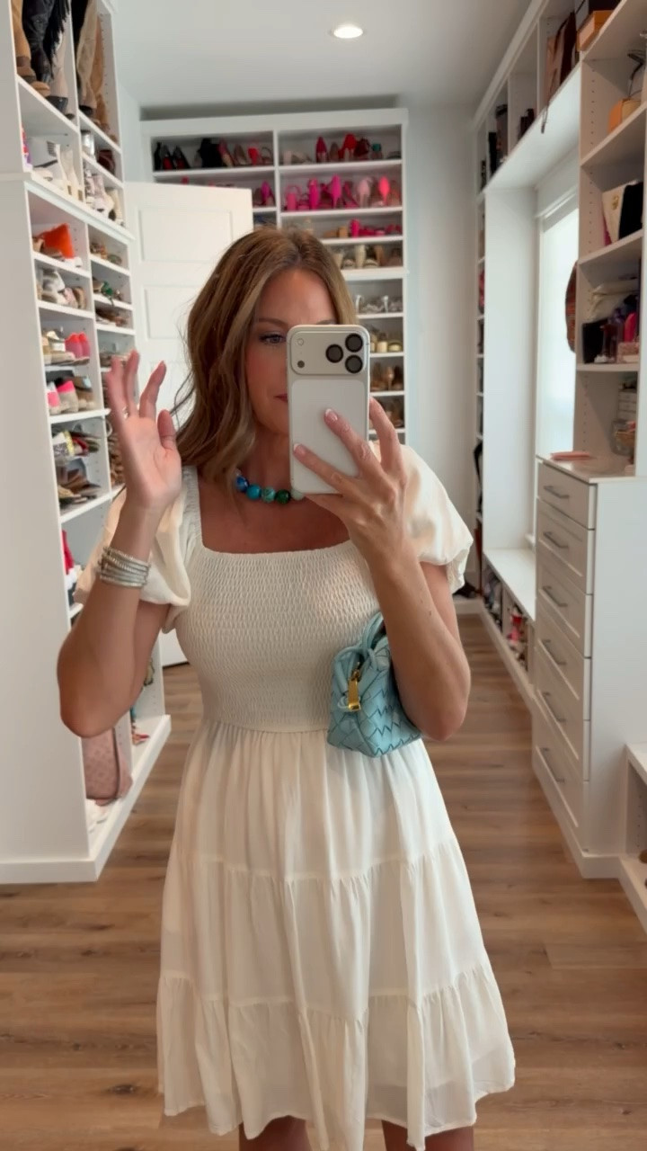 In a small dress, necklace, sandals and accessories - fits tts.

#LTKootd #LTKgrwm #LTKSeasonal
