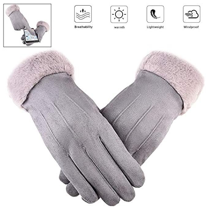 Touch Screen Gloves for Women Winter Warm Texting Gloves | Amazon (US)