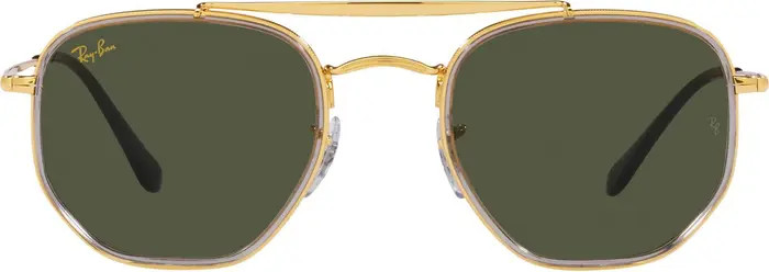 52mm Irregular Aviator Sunglasses | Nordstrom