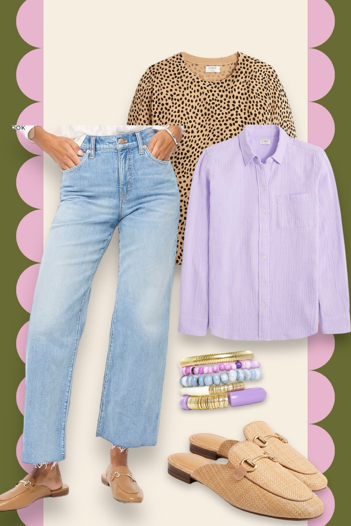 Spring outfit inspo, spring top, J. Crew fashion, trendy jewelry, Chic fashion, casual outfit 

#LTKShoeCrush #LTKStyleTip #LTKSpring