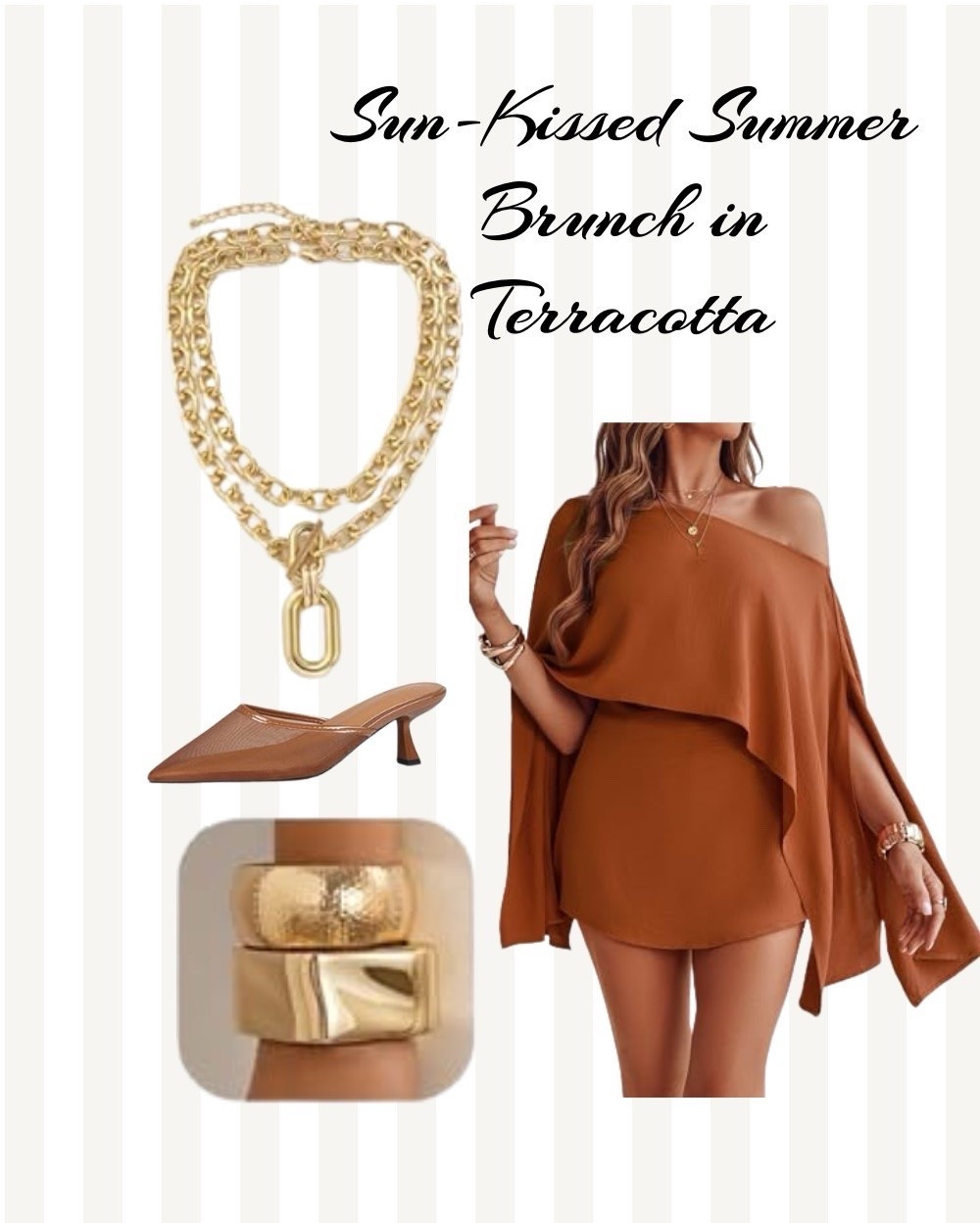 Embrace effortless elegance with this show-stopping terracotta two-piece set that’s perfect for your next weekend brunch. The off-shoulder design features a dramatic asymmetrical overlay that drapes beautifully, creating a sophisticated silhouette while keeping you cool and comfortable in the summer heat

All linked in my Amazon storefront

#LTKOver40 #LTKMidsize
