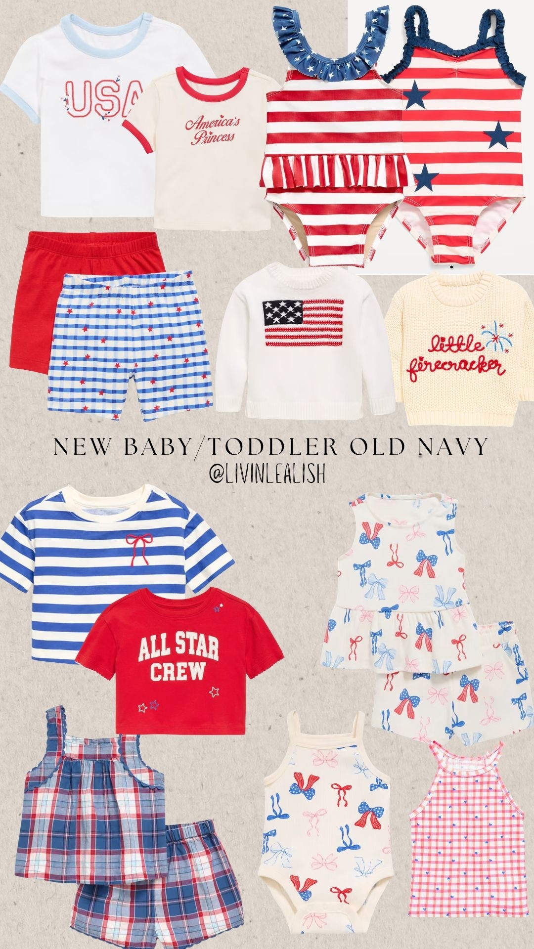 New baby & toddler Memorial Day & 4th of July outfits from Old Navy! All on sale! 🇺🇸 #4thofjuly #memorialday #4thofjulyoutfit #newatoldnavy #oldnavysale

#LTKSaleAlert #LTKKids #LTKBaby