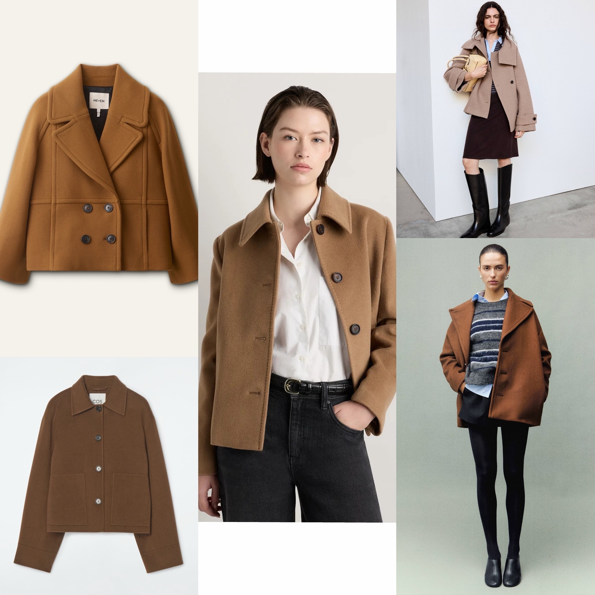 Short transitional coats
