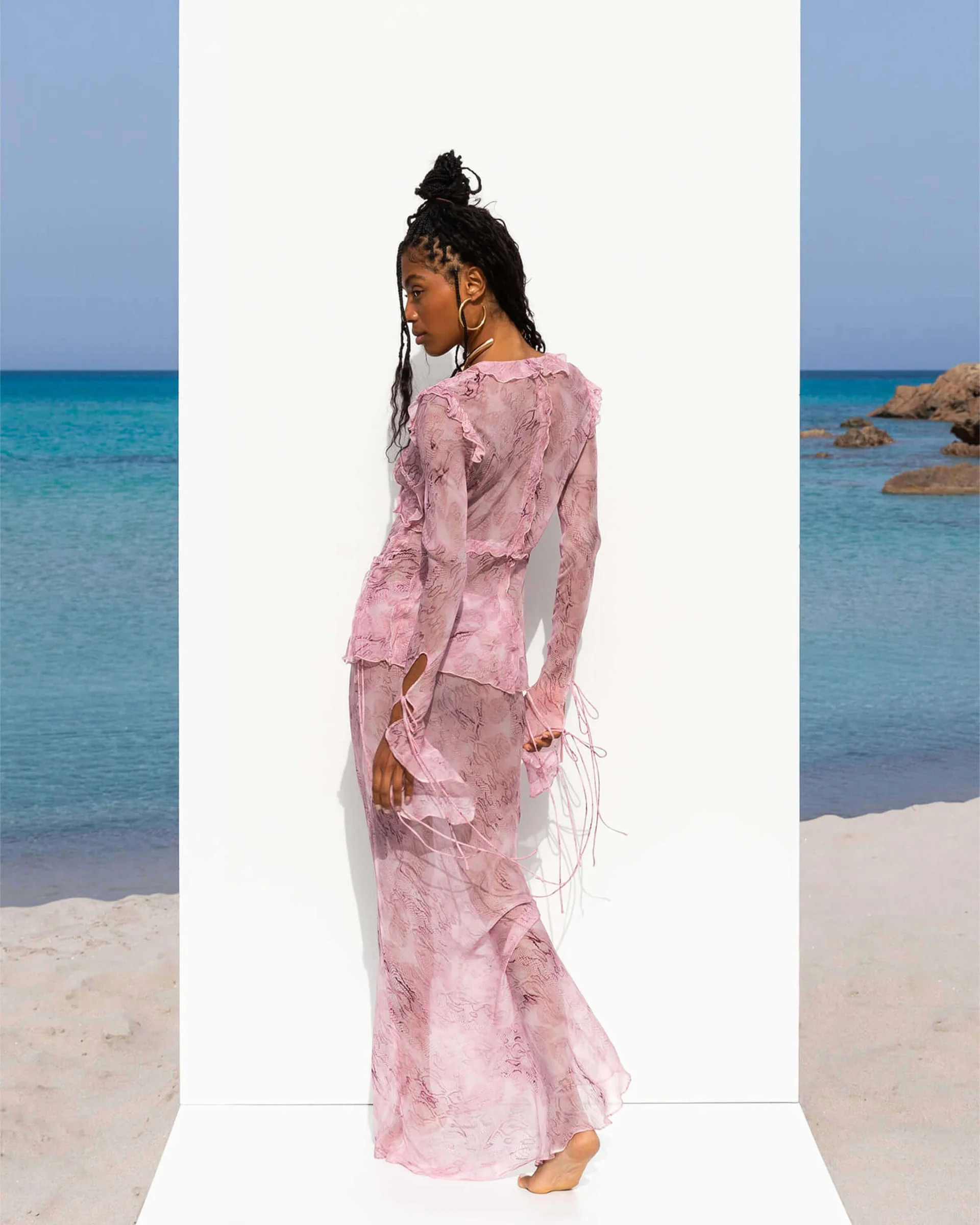 COBRA SKIRT PINK | Rat & Boa