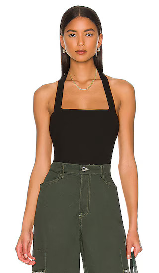 Reece Halter Bodysuit in Black | Revolve Clothing (Global)