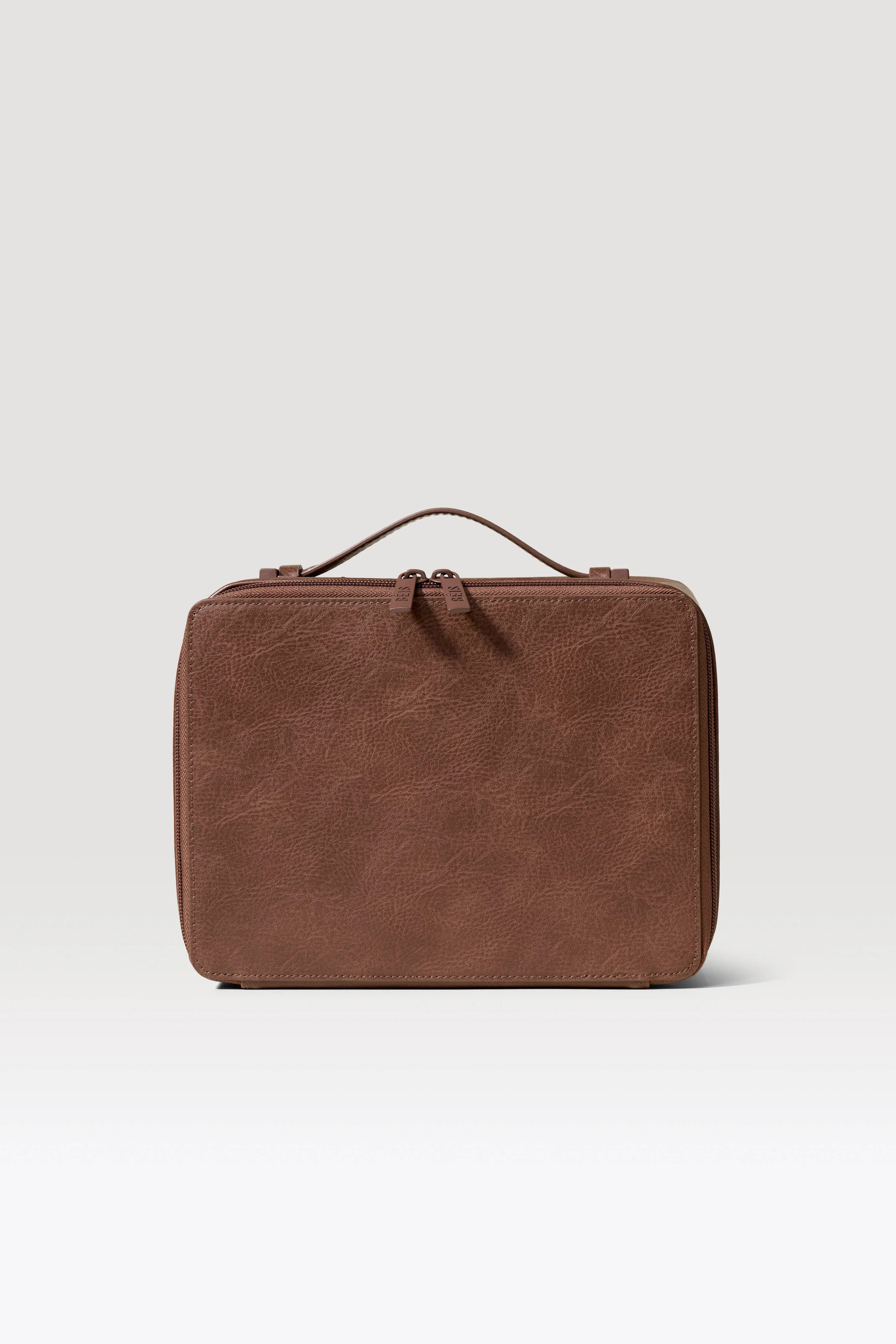 B\u00c9IS 'The Cosmetic Case' In Maple - Brown Makeup Organizer & Travel Case | BEIS
