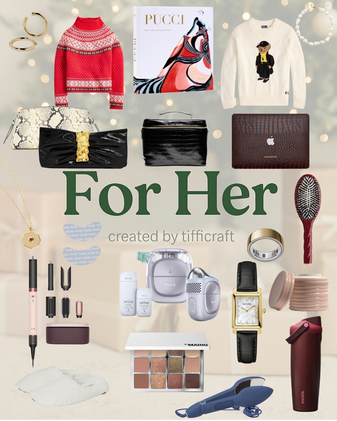 Chic gifts for her: fashion, jewelry, beauty, handbags, and more fantastic finds she’ll love. I also have more amazing finds in my Gifts For Her gift guide.

#LTKHoliday #LTKGiftGuide #LTKSeasonal