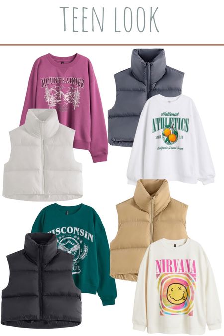 Teen outfit ideas 
H&M outfit for teens
Amazon teen outfit puffer vests

#LTKGiftGuide #LTKkids #LTKHoliday