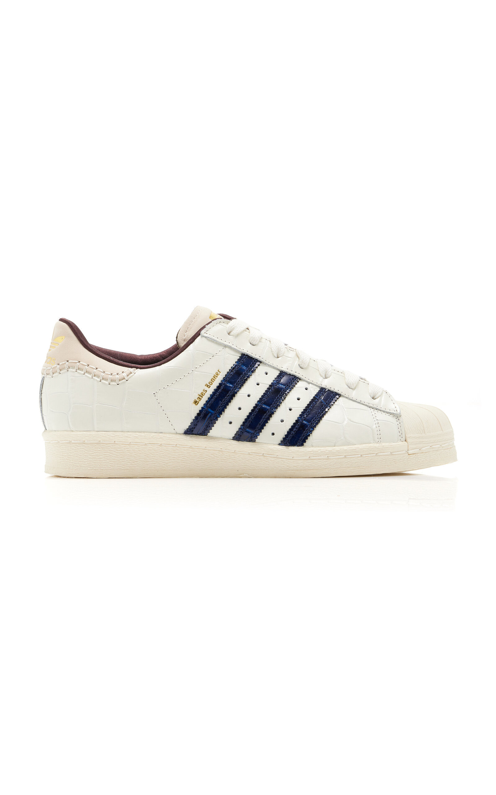Adidas x Wales Bonner - Superstar Leather Sneakers - White - UK 7.5 - Moda Operandi | Moda Operandi (Global)