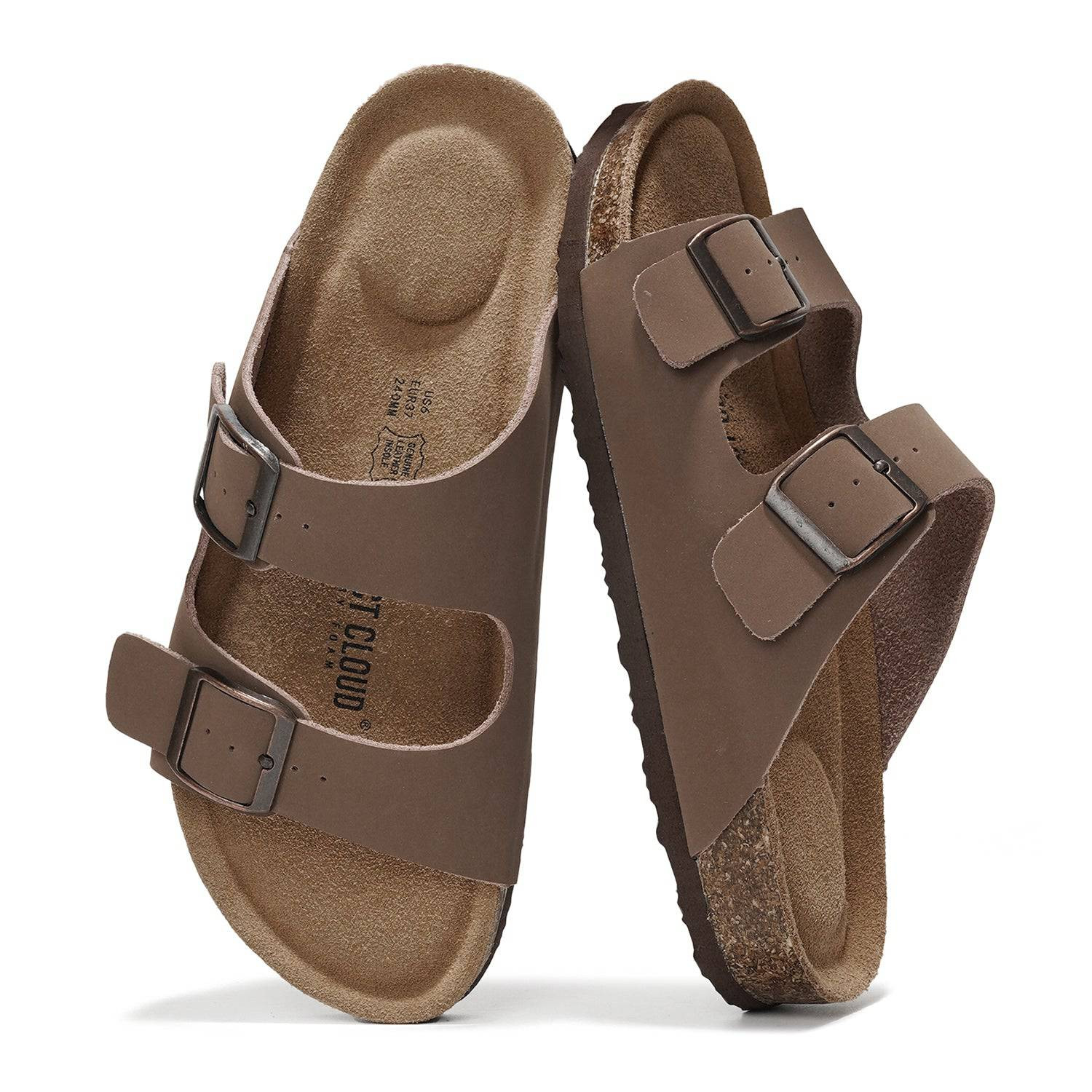 Project Cloud Women's | 100% Genuine Leather Womens Sandals | Memory Foam | Lightweight | Non-Slip - Venita | Project Cloud