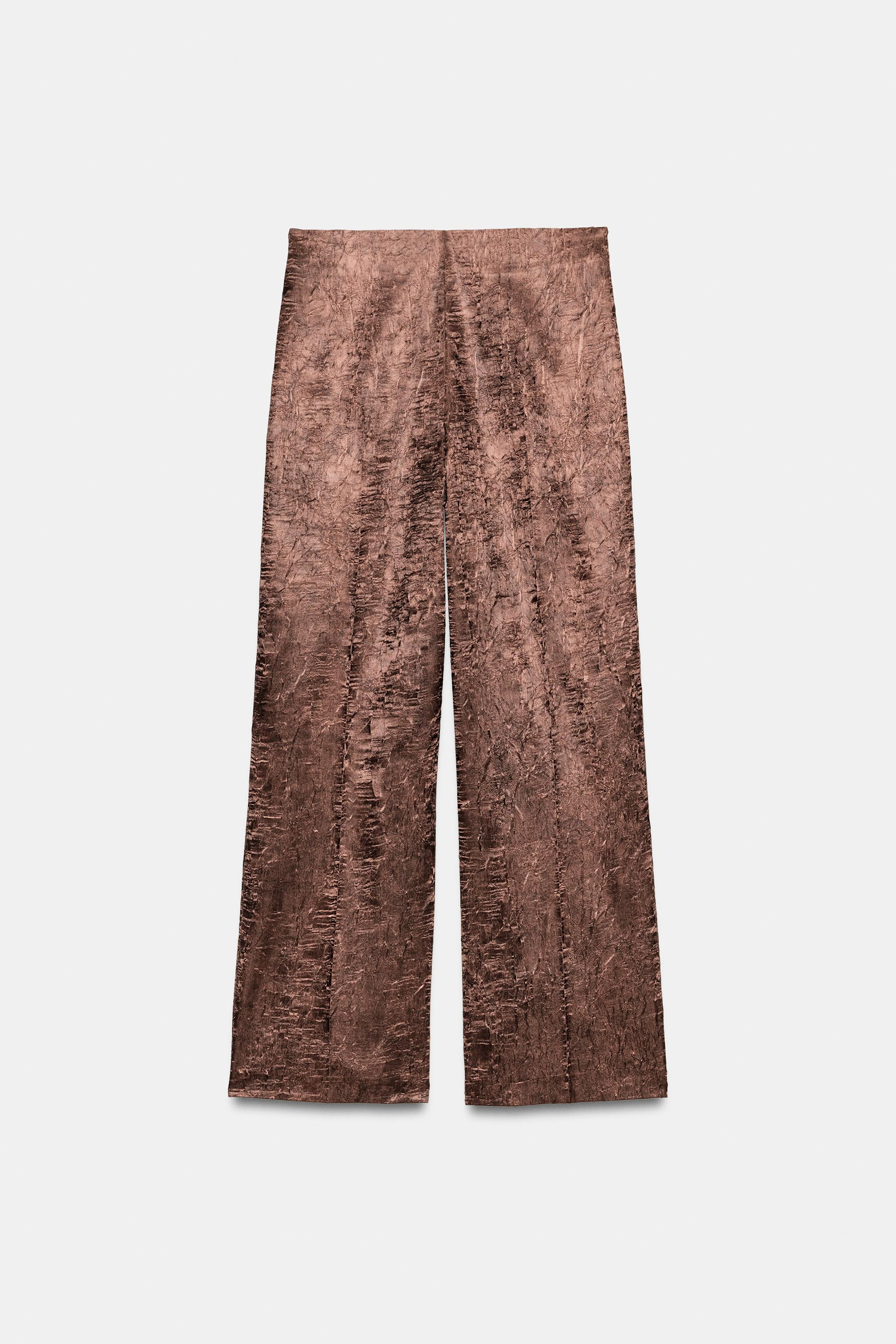 CULOTTE BROEK MET KREUKEFFECT | Zara US