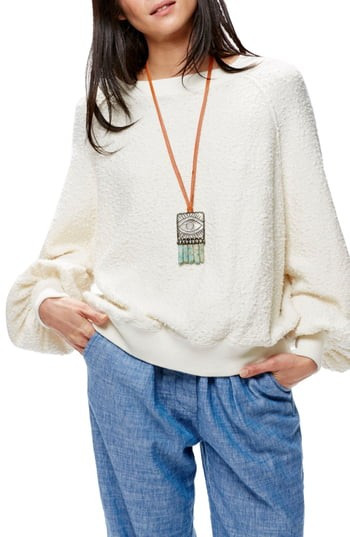 Women's Free People Found My Friend Sweatshirt, Size X-Small - Ivory | Nordstrom