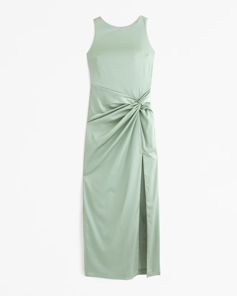 Women's Draped Skirt Maxi Dress | Women's The A&F Wedding Shop | Abercrombie.com | Abercrombie & Fitch (US)