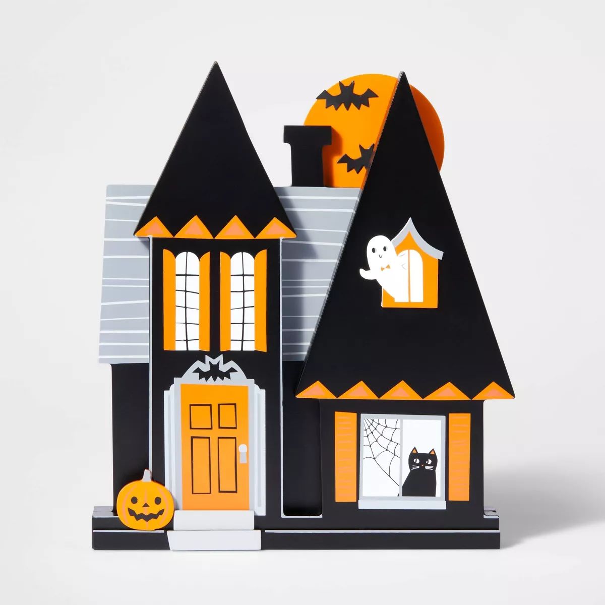 Wood Mini Mantle House Halloween Decorative Prop - Hyde & EEK! Boutique™ | Target