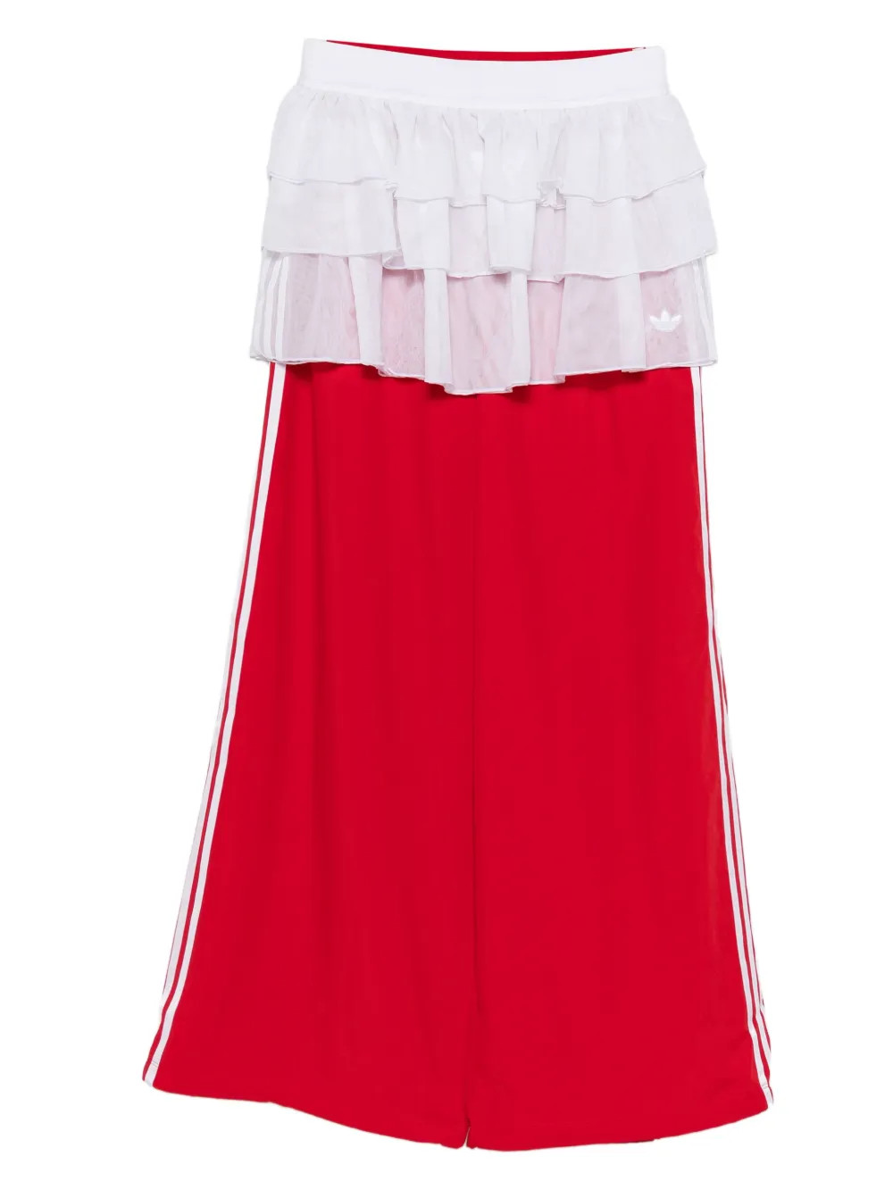 Adidas Layered Striped Trousers | Red | FARFETCH UK | Farfetch Global