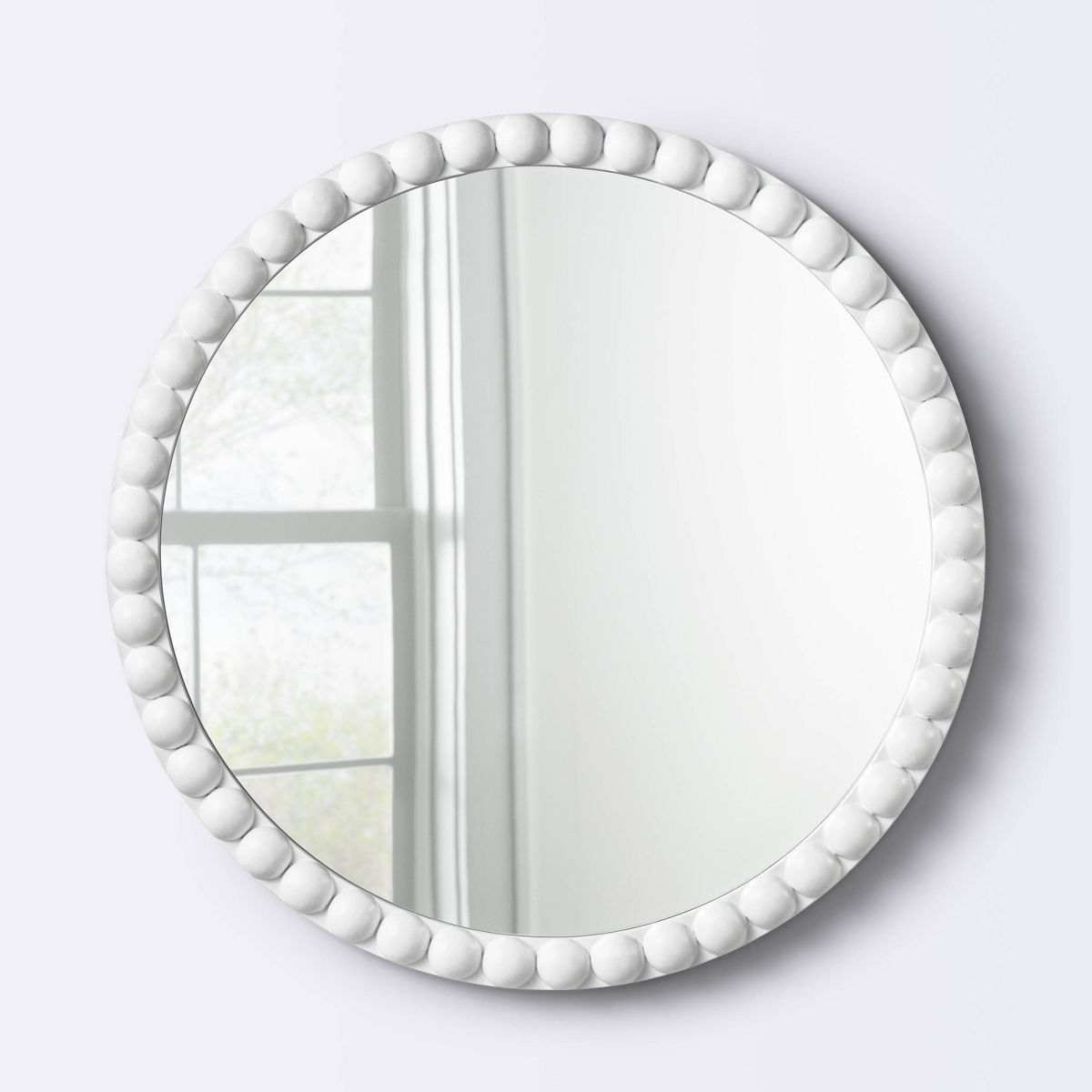 Round Decorative Wall Mirror - White - Cloud Island™ | Target
