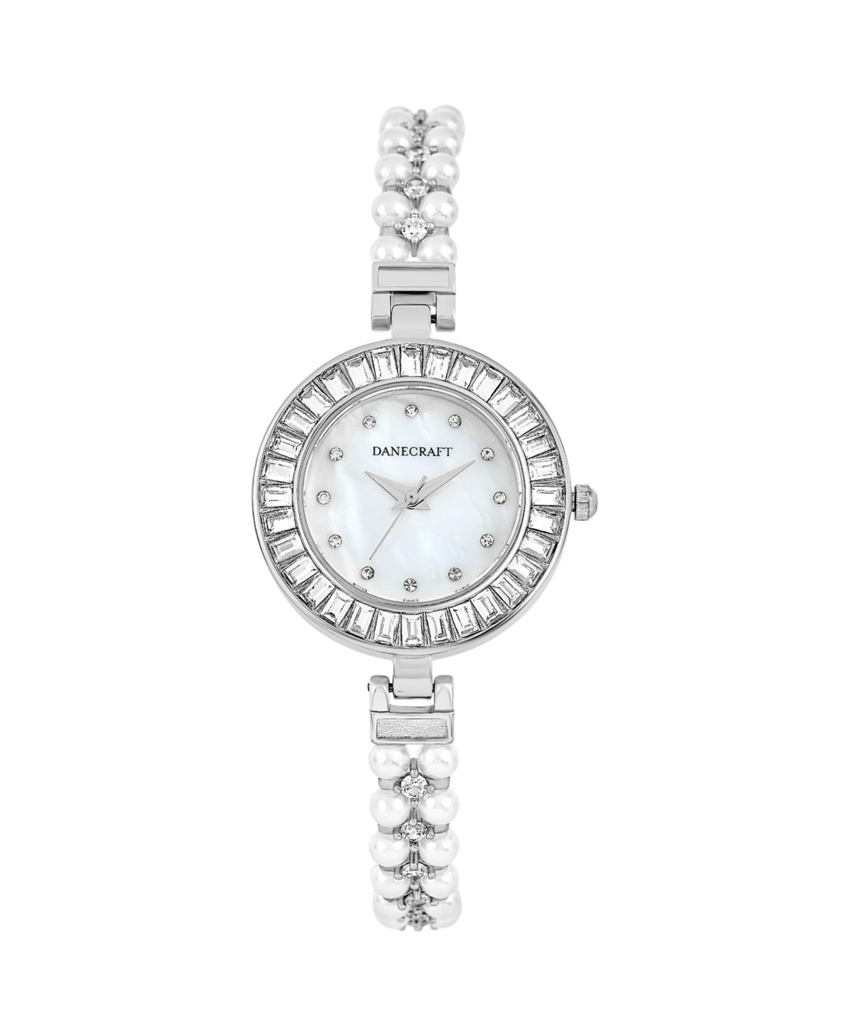 Danecraft Women's Fine Silver Plated Analog Watch - Silver | Macy's