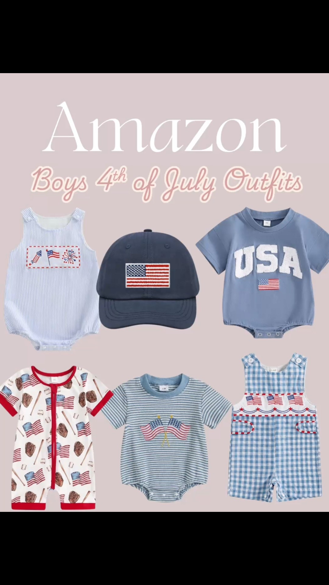 Little boys 4th of July outfits from Amazon 
4th of July, patriotic, baby boy outfit, boys outfits, baby outfits, baby clothes, baby 4th of July outfit, baby swim, baby bubble, jon jon, baby boy smock, embroidered baby outfit 

#LTKKids #LTKBaby #LTKSummerEdit