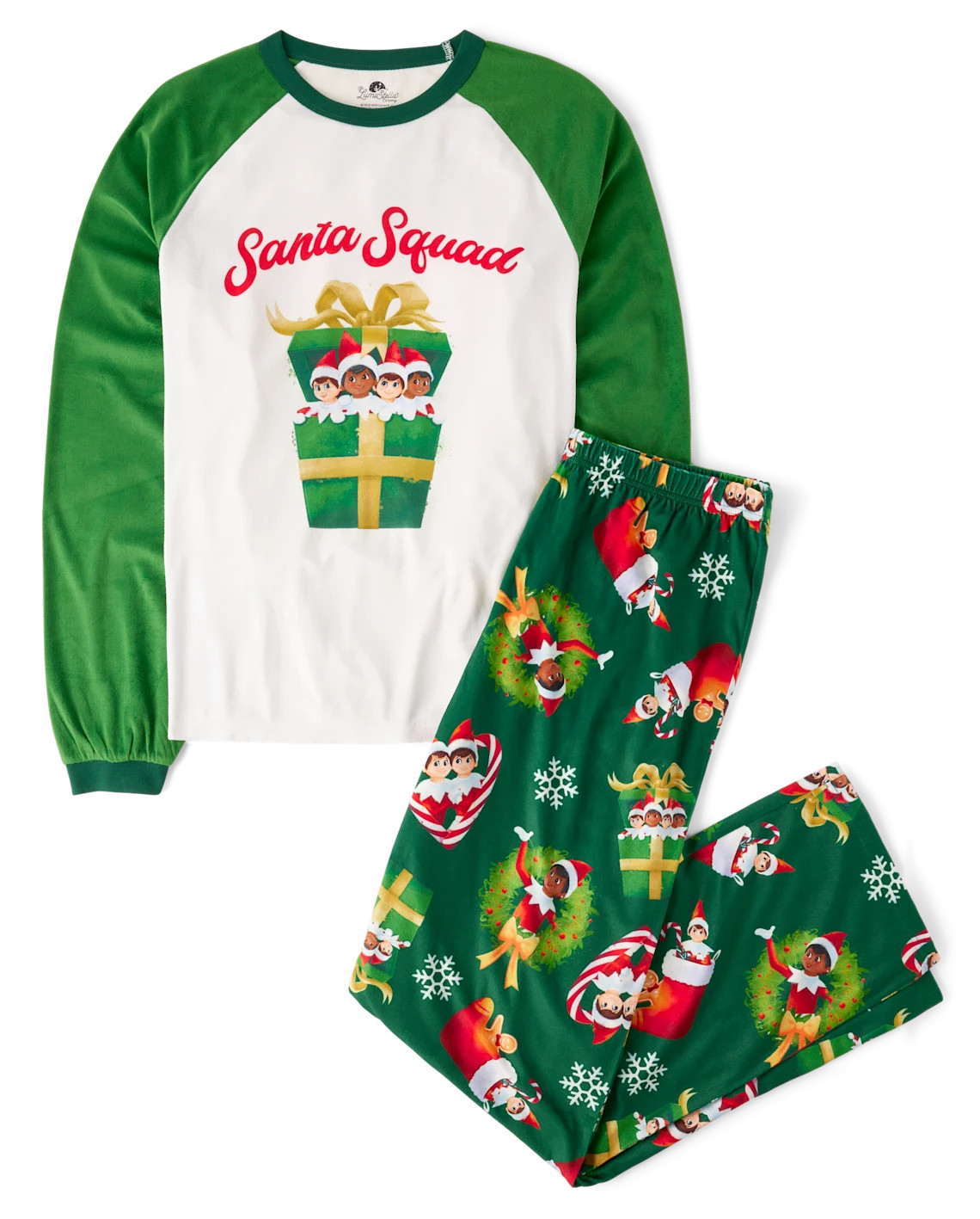 Adult Matching Family The Elf On The Shelf™ Santa Squad Pajamas - multi | The Children's Place