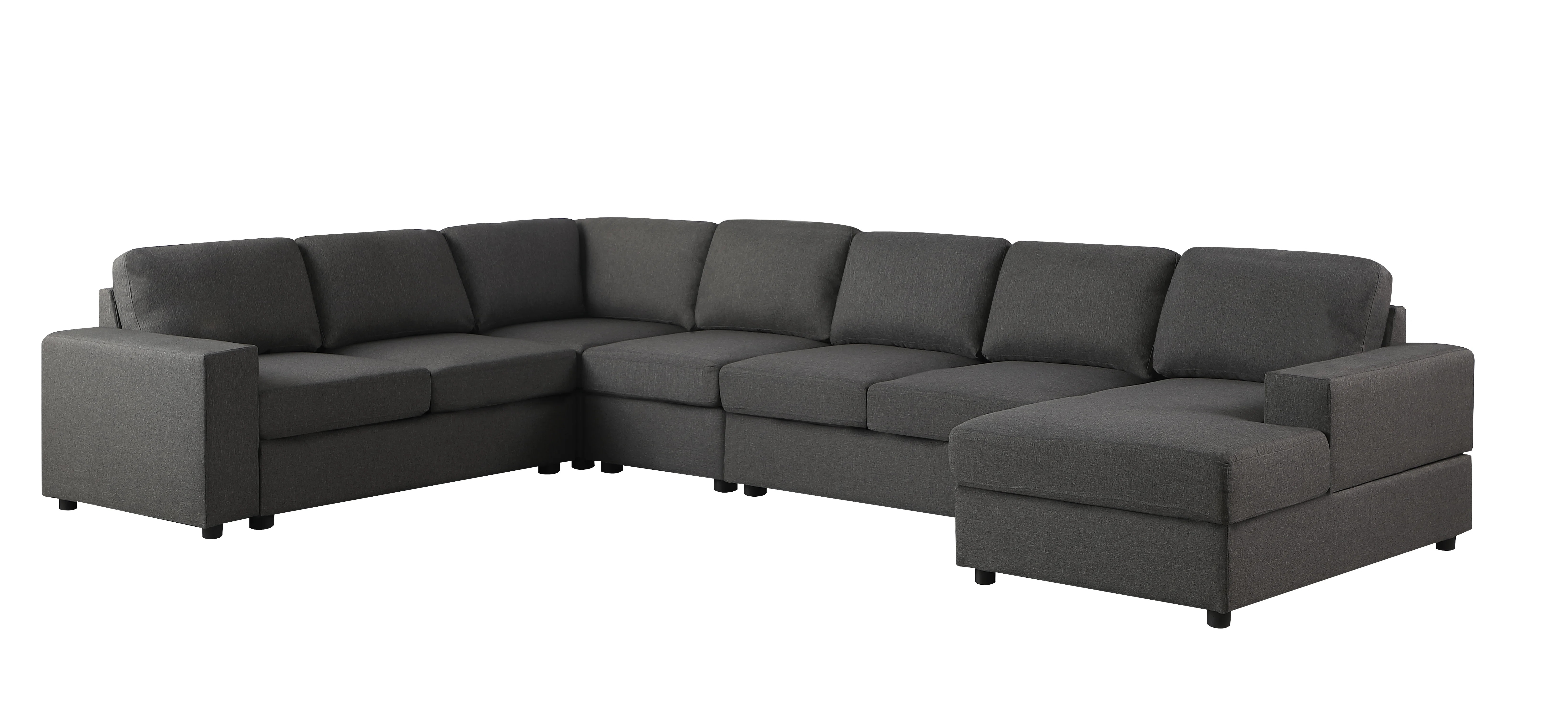 Aveya 147" Wide Reversible Modular Corner Sectional | Wayfair North America