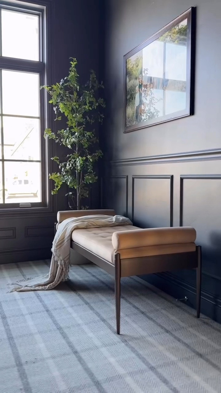 The prettiest tufted velvet cushion bolster bench with antique brass finish vintage modern legs by Studio McGee for @target

#targetpartner #target #bench

Bench, new furniture, trending furniture, target furniture, upholstered bench, velvet bench, entry bench, bedroom bench, office bench, hallway bench, 

#LTKHome #LTKStyleTip #LTKWatchNow