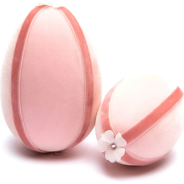 Ribbon Egg, Blush - Hot Skwash Easter | Maisonette | Maisonette