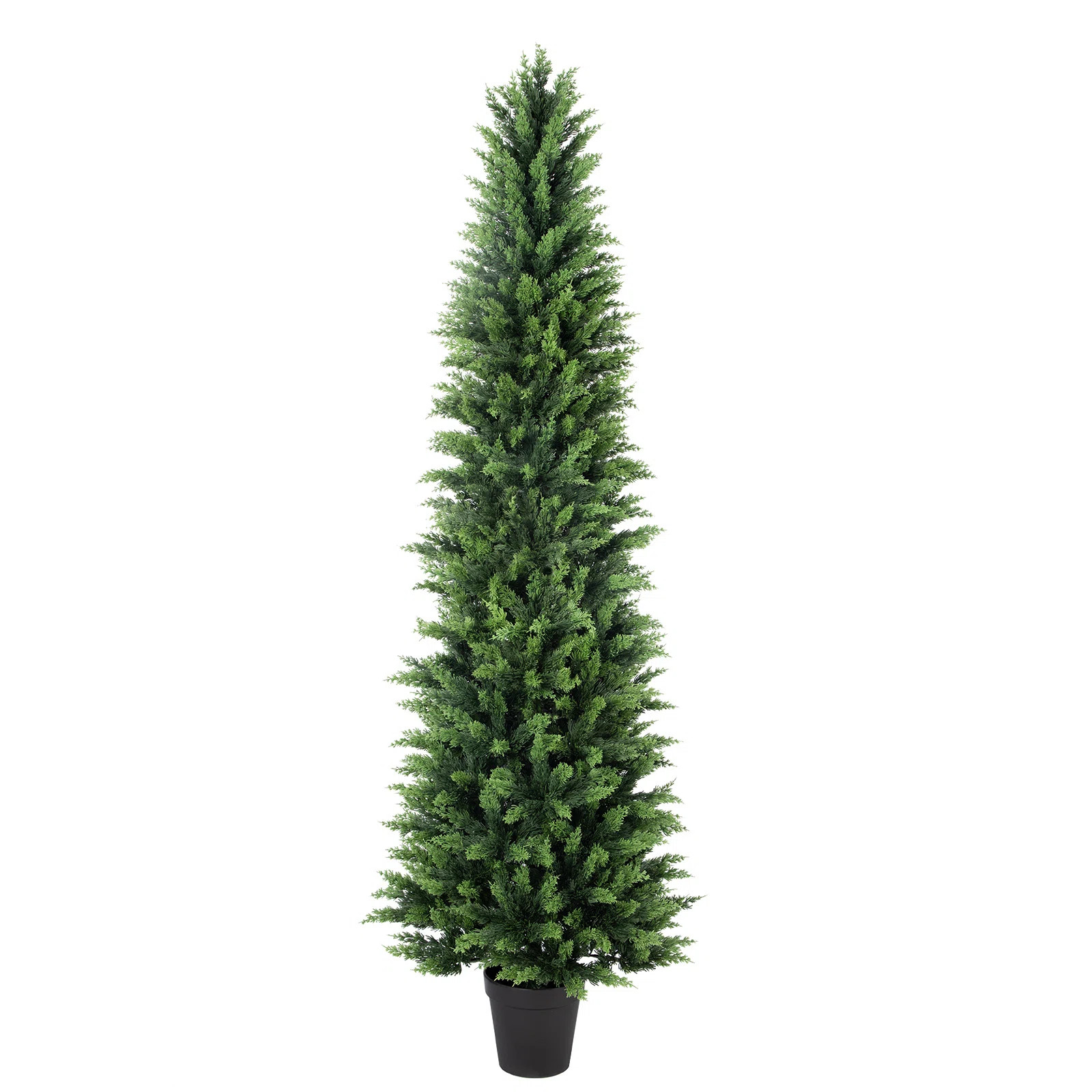 UV Resistant Faux Cedar Tree for Front Door Proch Patio Deck Balcony Yard Outdoor Décor | Wayfair North America