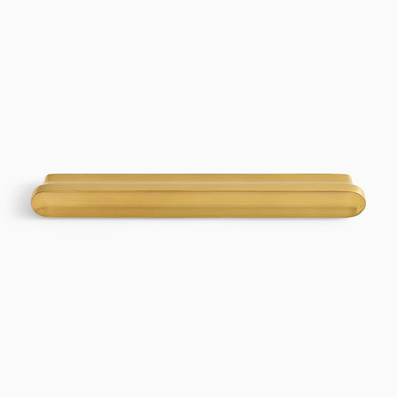 Pill Drawer Hardware, 6"" Pull, Antique Brass | West Elm (US)