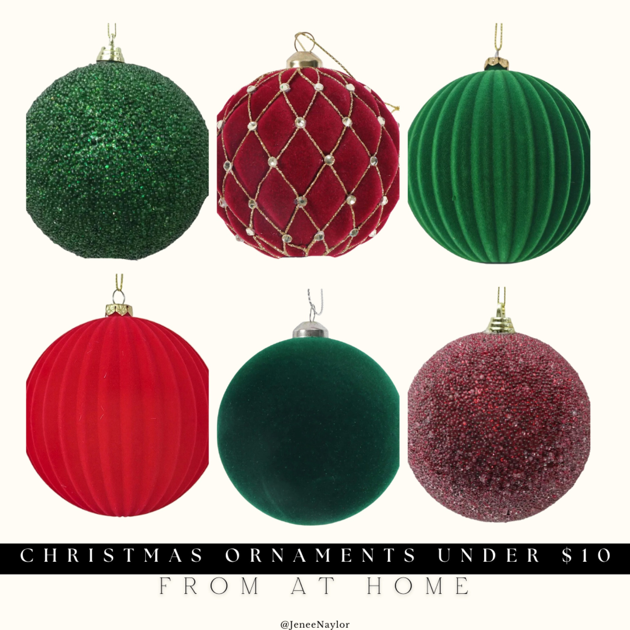 Shop these Christmas tree ornaments from At Home, all under $10!

Text WELCOME10 to 58303 to get an extra 10% off just in time for the holidays!

#LTKHoliday #LTKHome #LTKSeasonal
