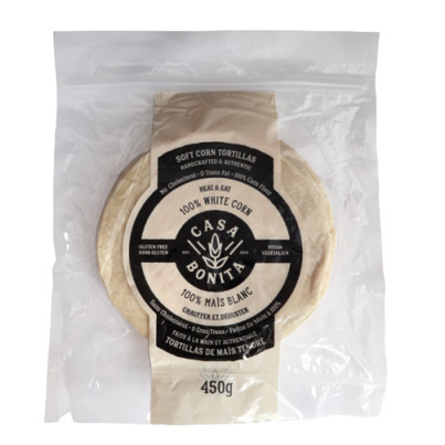 Casa Bonita White Corn Soft Tortillas | Well.ca