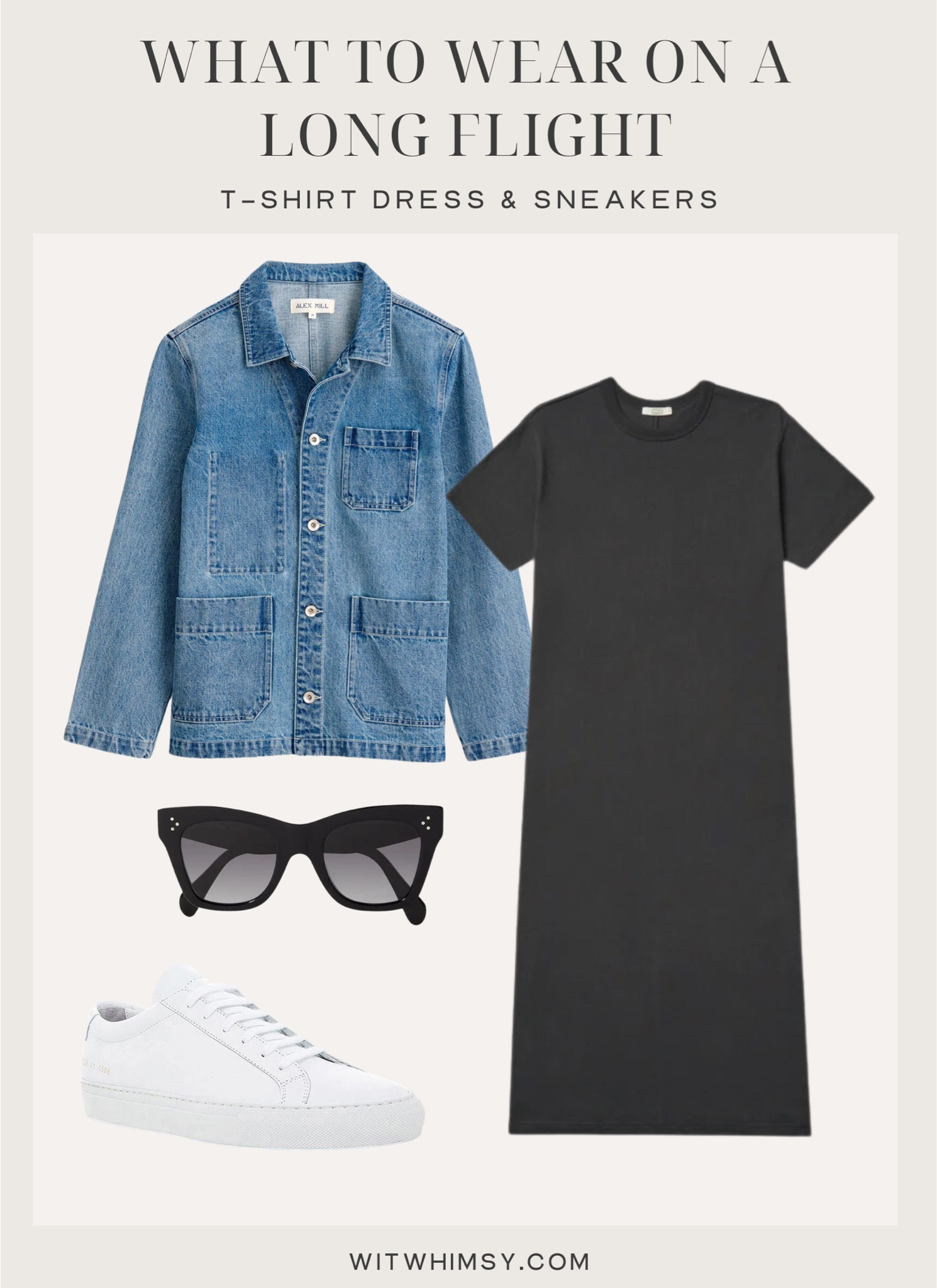 What to wear on a long flight — t shirt dress and sneakers 

#LTKTravel