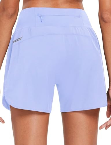 baleaf Women's 5" Workout Shorts Gym Running Shorts Athletic with Liner High Waistband Quick Dry ... | Amazon (US)