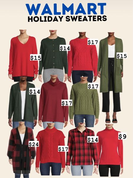 Walmart holiday sweaters and tops! 

#LTKHoliday #LTKSeasonal #LTKunder50