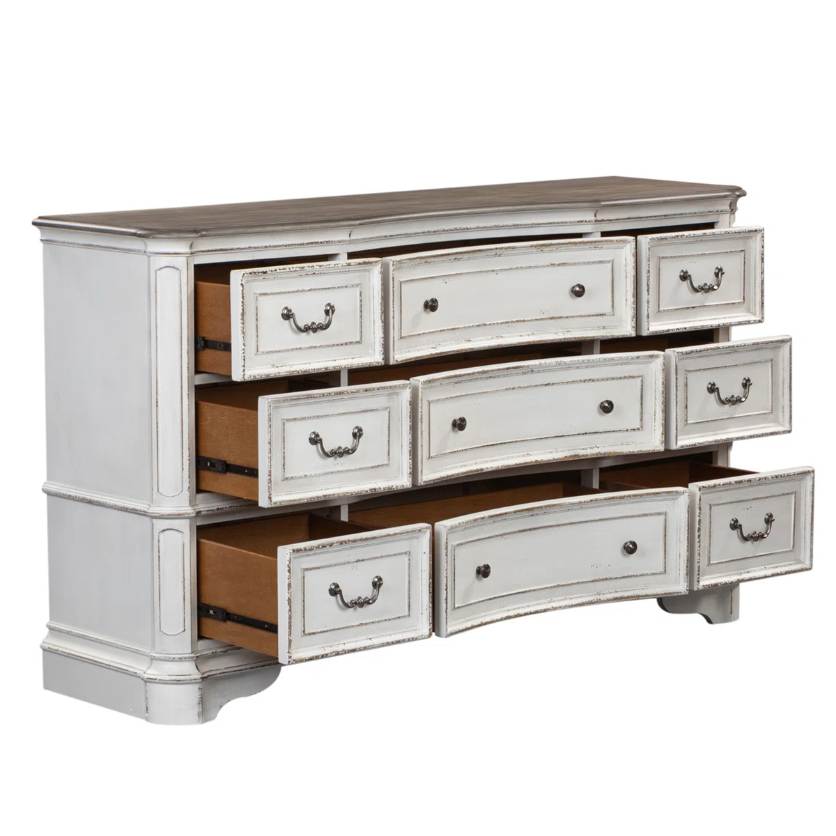 Colchester 9-Drawer Concave Front Dresser | Wayfair North America