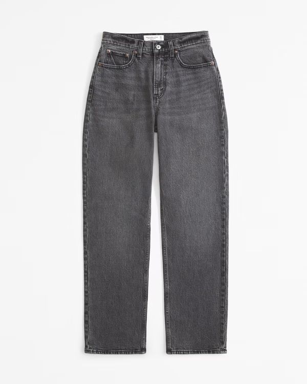 High Rise Vintage Straight Jean | Abercrombie & Fitch (US)