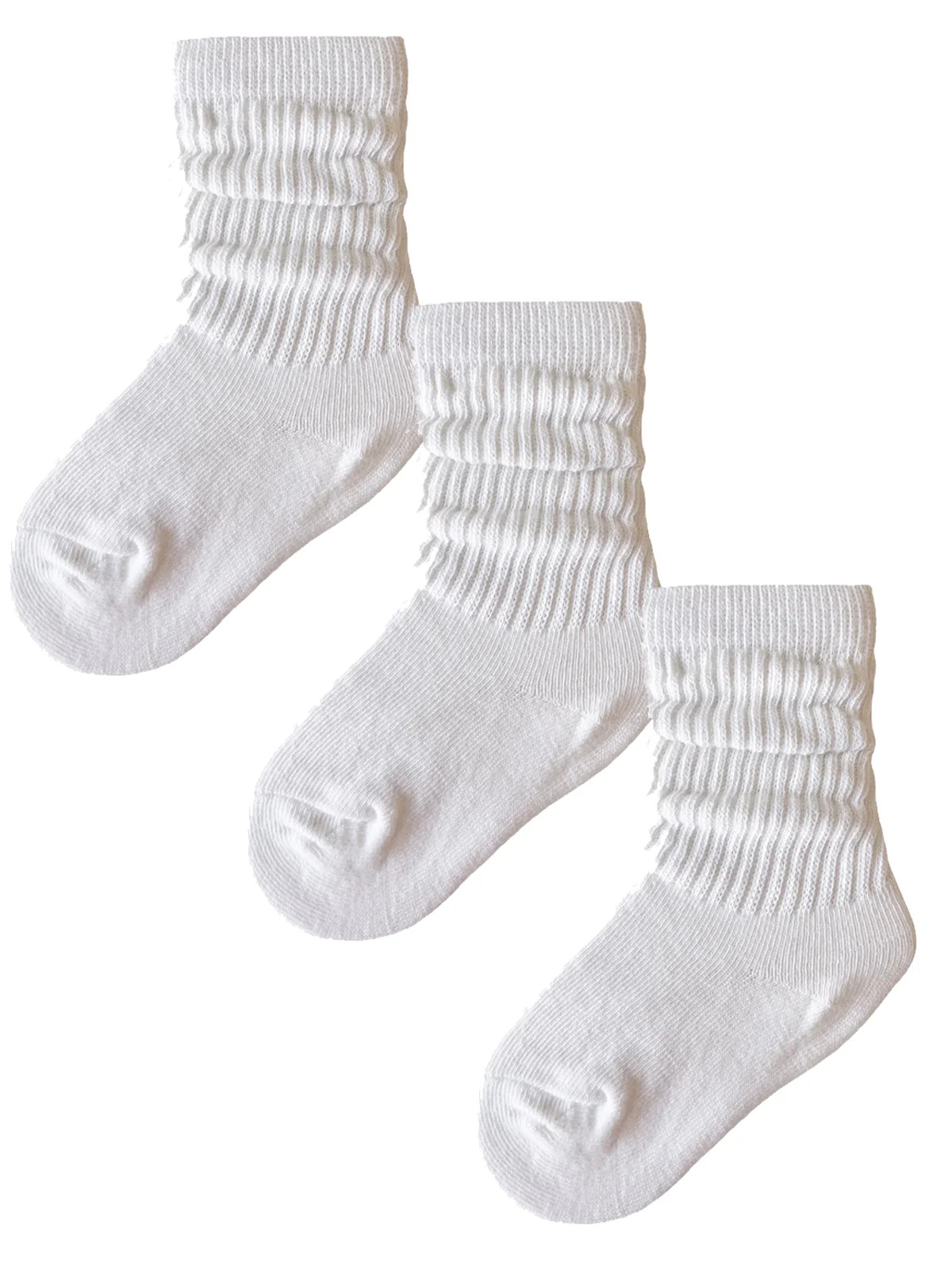 3-Pack Tube Socks, White | SpearmintLOVE
