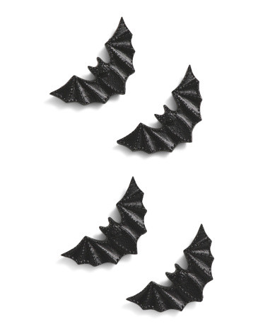 Set Of 4 Aluminum Wall Decor Bats | TJ Maxx