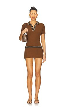 Fait Par Foutch Allea Dress in Chocolate from Revolve.com | Revolve Clothing (Global)