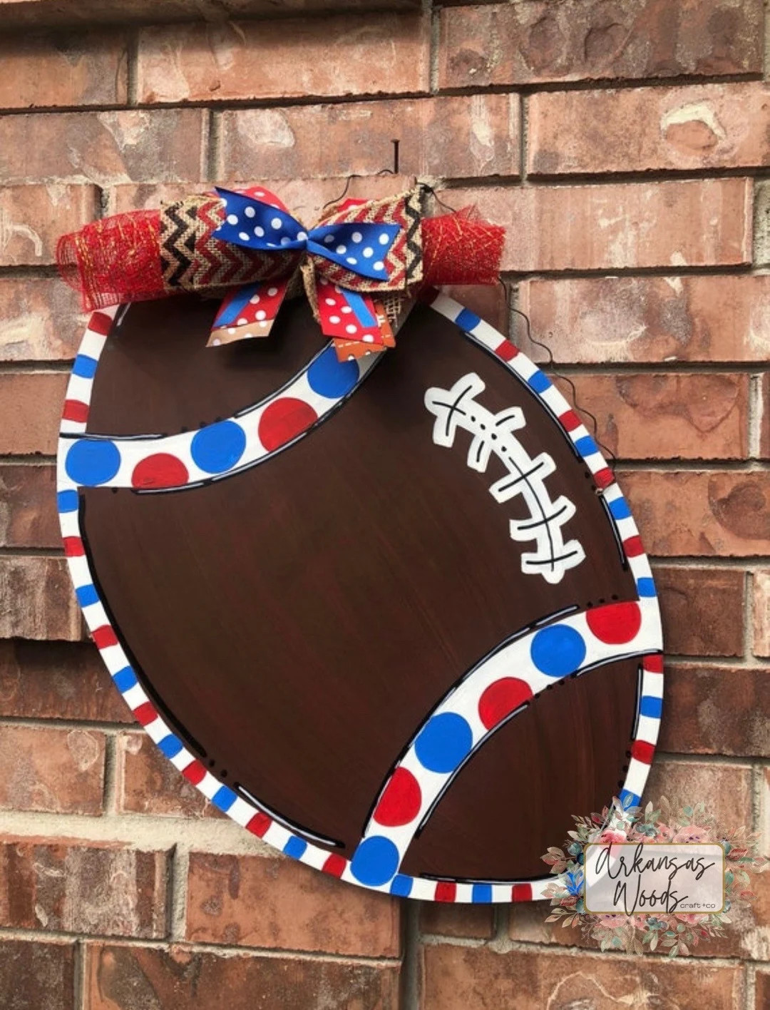 Football Door Hanger Customized Football Door Hanger Fall - Etsy | Etsy (US)