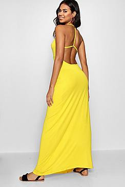 Strappy Back Maxi Dress | Boohoo.com (US & CA)