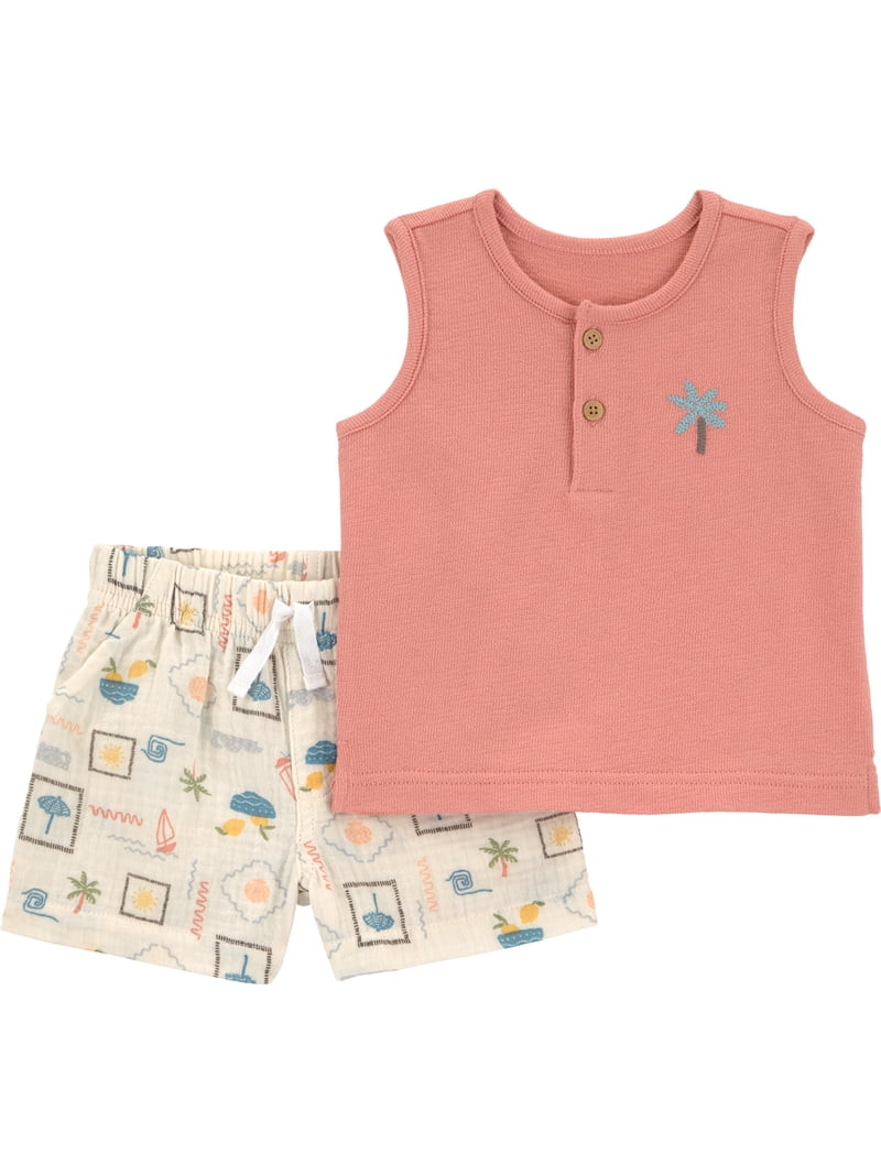 Carter's Child of Mine Baby Boy Outfit Set, 2-Piece, Sizes 0/3-24 Months | Walmart (US)