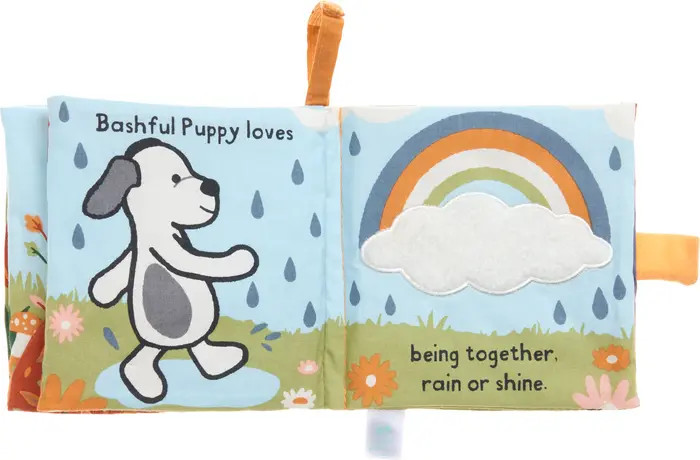 'Bashful Puppy Loves You' Cloth Book | Nordstrom