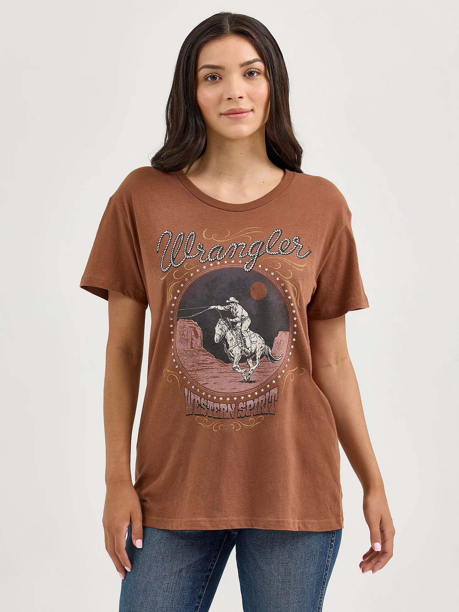 Women's Wrangler Western Graphic Boyfriend Tee | Wrangler