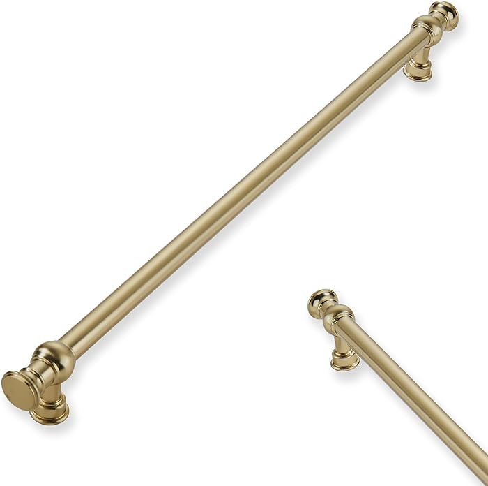 5-Pack 10inch(256mm) Hole Center Champagne Bronze Cabinet Pulls Solid Heavy Duty Kitchen Cabinet ... | Amazon (US)