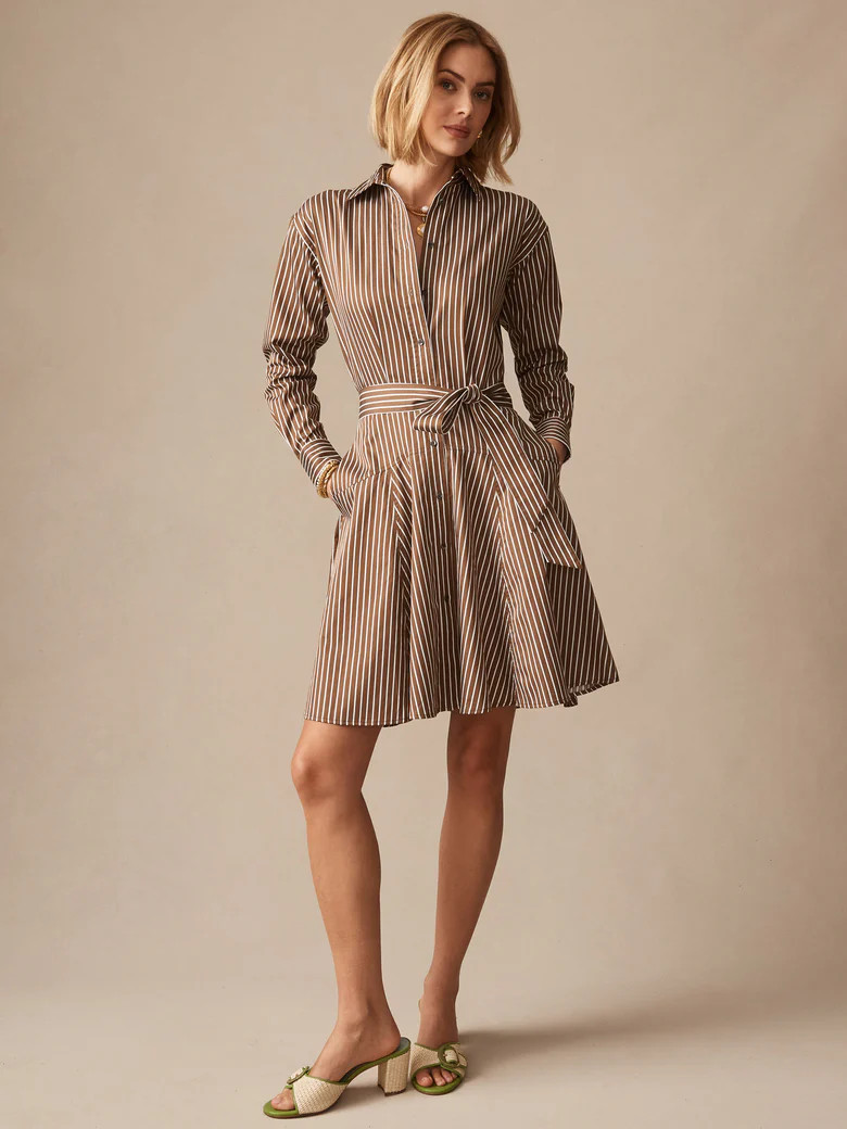 Mary Dress in Stripe | J.McLaughlin