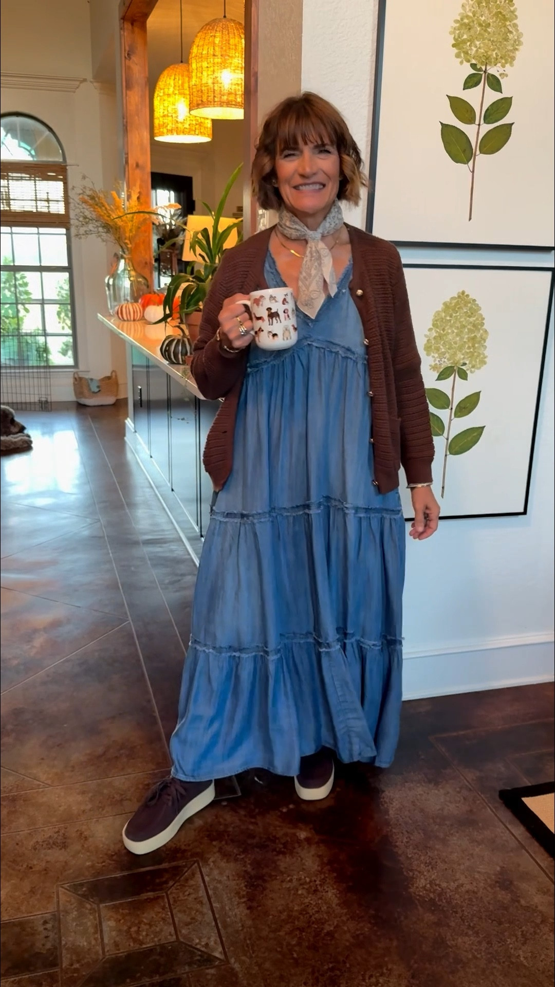 A dress for all seasons! Outfit check!

#LTKStyleTip #LTKSeasonal #LTKOver40